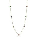 Emily Westwood Pozlacený náhrdelník s barevnými krystaly EWN23095G – Hledejceny.cz