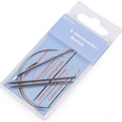 Ruční jehly na kůži, pytlovinu, koberce, matrace množství: 30 – Zboží Dáma