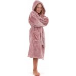 Lilly a Jack Extra dětský dlouhý župan s kapucí světle fialová – Zboží Mobilmania