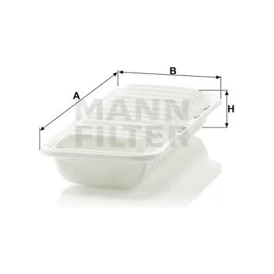 MANN FILTER Vzduchový filtr C 2513 – Hledejceny.cz