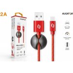 Aligator DATKP10 Datový premium 2A, MicroUSB, červený – Zboží Mobilmania