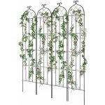 Kovová pergola SucceBuy s mřížkou, 220 cm – Hledejceny.cz