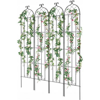 Kovová pergola SucceBuy s mřížkou, 220 cm – Hledejceny.cz