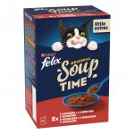 Felix Soup Original hovězí kuře a jehněčí 6 x 48 g – Sleviste.cz
