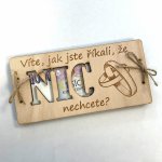 Dekorace z Česka Svatební dřevěné přání na bankovky - motiv 8 Nápis: Standard - Bez vlastních jmen – Zboží Dáma