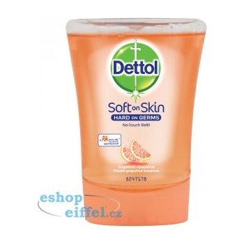 Dettol Grapefruit antibakteriální mýdlo do bezdotykového dávkovače náhradní náplň 250 ml