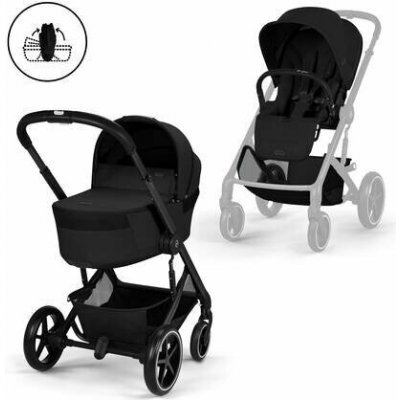 CYBEX Gold Balios S Lux + Balios Fold Cot 2026 BLK / Moon Black – Hledejceny.cz