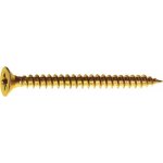 Univerzální vrut 3,5x50 PZ, zapuštěná hlava, zinek žlutý, 70ks – Zboží Mobilmania