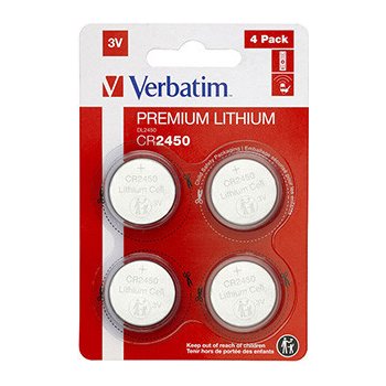Verbatim Premium CR2450 4 ks VECR24504