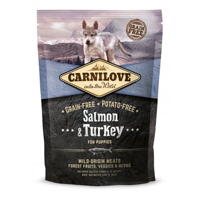 Carnilove Salmon & Turkey for Puppy 1,5 kg – Zboží Mobilmania