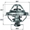 Termostat, chladivo MAHLE TX 38 80D