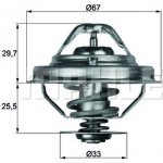 Termostat, chladivo MAHLE TX 38 80D