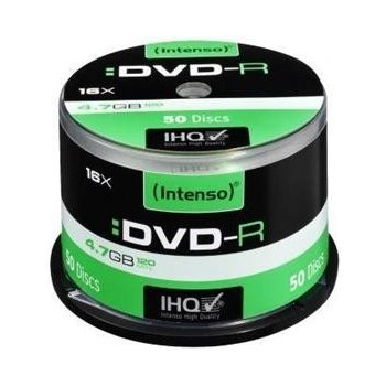 Intenso DVD-R 4,7GB 16x, cakebox, 50ks (4101155)