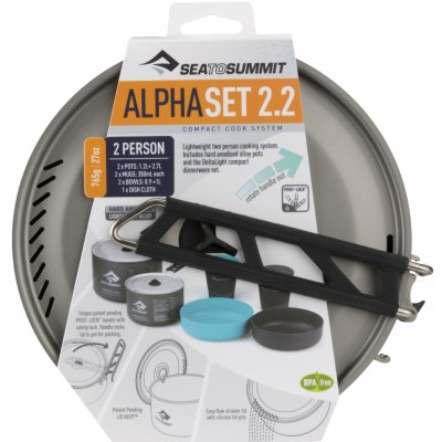 Sea To Summit Alpha 2 Pot Cook Set 2.2. – Zboží Mobilmania