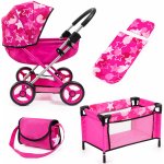 Bayer NON Cosy Doll Deep Stroller with Accessory Set 12749AB – Hledejceny.cz