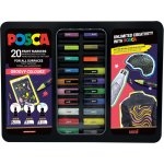 Posca sada popisovačů PC-1M/PC-3M/PC-5M Graffitti mix barev 20 ks – Zboží Živě