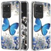 Pouzdro a kryt na mobilní telefon Samsung PROTEMIO 20112 DUAL ART Ochranný kryt Samsung Galaxy S20 Ultra BLUE BUTTERFLY