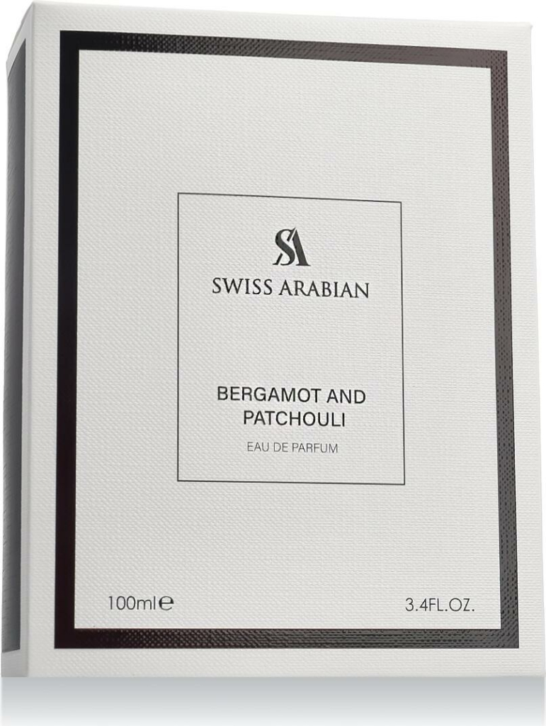 Swiss Arabian Bergamot and Patchouli parfémovaná voda pánská 100 ml