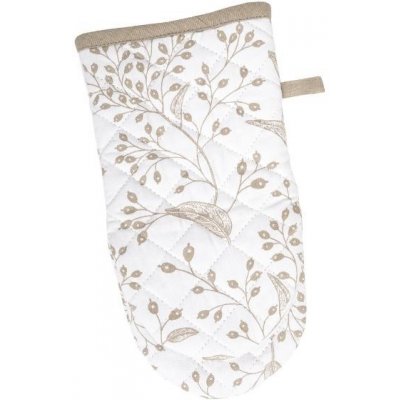 SCANquilt chňapka DEKORO větvičky,bobule bílobéžová 15 x 30 cm – Zboží Dáma