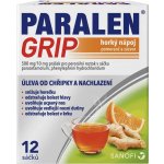 PARALEN GRIP HORKÝ NÁPOJ POMERANČ A ZÁZVOR POR 500MG/10MG POR PLV SOL SCC 12 – Zboží Mobilmania