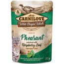 Krmivo pro kočky Carnilove Cat Pouch Pheasant & Raspberry Leaves 85 g