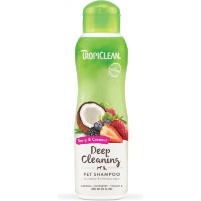 Tropiclean Deep Cleaning lesní plody a kokos 355 ml – Hledejceny.cz