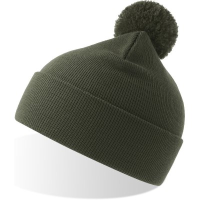 Atlantis Headwear s bambulí Wind-S Pompom olive – Hledejceny.cz