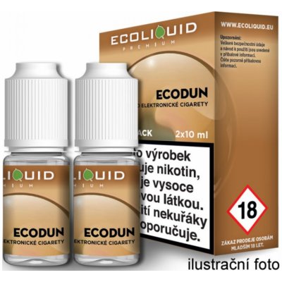 Ecoliquid Premium 2Pack ECODUN 2 x 10 ml 6 mg – Zboží Mobilmania