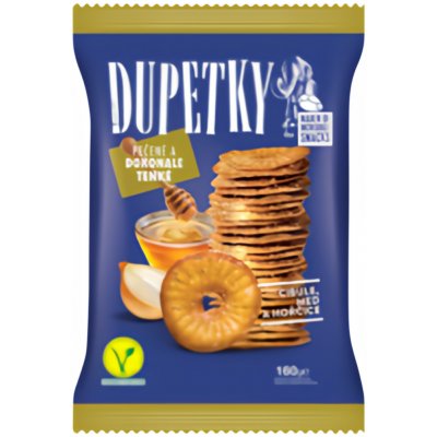 Dupetky Cibule med a hořčice MAXI 160 g – Sleviste.cz