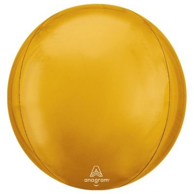 Anagram Koule 3D zlatá 53cm fóliový balónek – Zboží Dáma