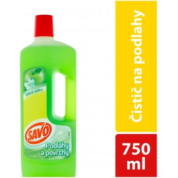 Savo podlahy a povrchy Zelené jablko 750 ml