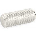 Šroub stavěcí plochý konec nerez A2, imbus, DIN 913 - M3x4 – Zboží Mobilmania