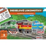 BETEXA, zásilková služba s. r. o. Dieselové lokomotivy - Jednoduché vystřihovánky – Zboží Dáma
