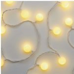 EMOS LED světelný cherry řetěz kuličky 2,5 cm 4 m venkovní i vnitřní teplá bílá časovač – Zboží Dáma