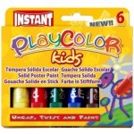 Playcolor Temperové barvy set 6 ks tuhé – Zboží Mobilmania