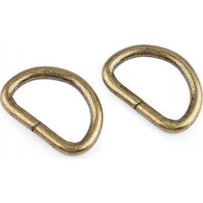 Polokroužek šíře 25 mm staromosaz 10ks – Hledejceny.cz