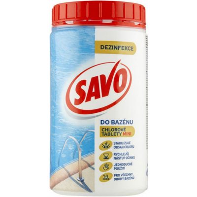 SAVO Mini chlorové tablety 800g – Zboží Mobilmania