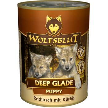Wolfsblut Deep Glade Puppy jelen s dýní 395 g