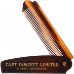 Captain Fawcett Folding Pocket Beard Comb CF.82T - Velký skládací hřeben na vousy a knír – Zboží Dáma Captain Fawcett Folding Pocket Beard Comb CF.82T - Velký skládací hřeben na vousy a knír – Zboží Dáma