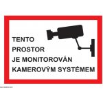 Walteco Tento prostor je monitorován 297x210mm, formát A4, plastová tabulka Množství: 1 ks , 20050 – Hledejceny.cz