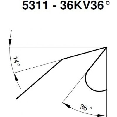 Pilana pilový kotouč na dřevo 300x3,0x30 - 5311 - 36KV36°