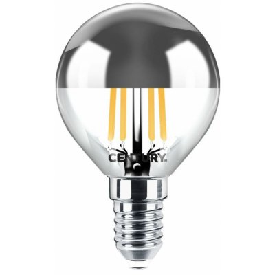Century FILAMENT LED INCANTO CHIARA SFERA SILVER DOME 6W E14 2700K DIM – Hledejceny.cz