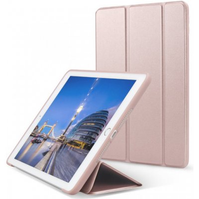 SES 2v1 Smart flip cover + zadní silikonový ochranný obal pro Apple iPad mini 7.9" 2019 5. generace růžový 6024
