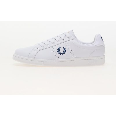 Fred perry B721 Leather/ Towelling Wht/ Shade Cobalt – Zboží Mobilmania
