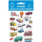 Arch voděodolné samolepky dopravní prostředky 02 2 archy – Zboží Mobilmania