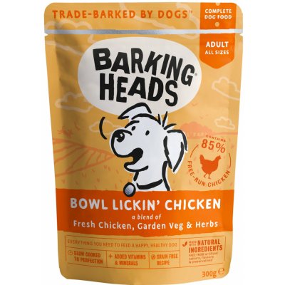 Barking Heads Bowl Lickin’ Chicken 300 g – Hledejceny.cz