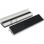Ochranné čelisti na svěrák 100 x 28 mm, hliníkové, pogumované s magnetem, 2 ks - Condor – Zboží Mobilmania
