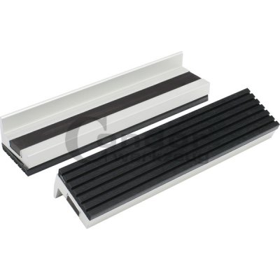 Ochranné čelisti na svěrák 100 x 28 mm, hliníkové, pogumované s magnetem, 2 ks - Condor – Zboží Mobilmania