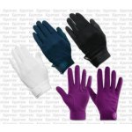 ELT Bavlněné rukavice Picot černá – Zboží Mobilmania