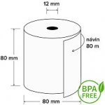 Termo kotouček 80/80/12mm, 80m, BPA free, 5 ks – Zboží Živě